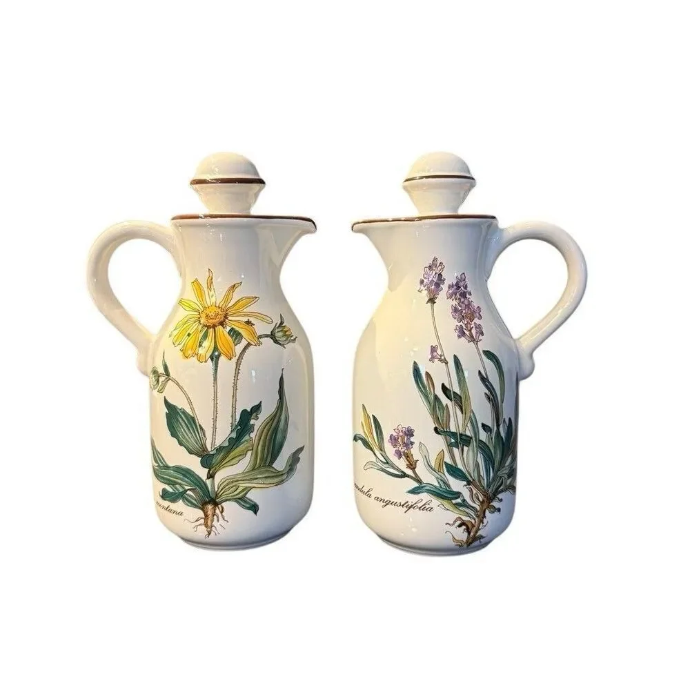 Villeroy & Boch Botanical Oil And Vinegar Carafes Set Of Two